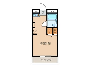 アベニール伊勢原の物件間取画像